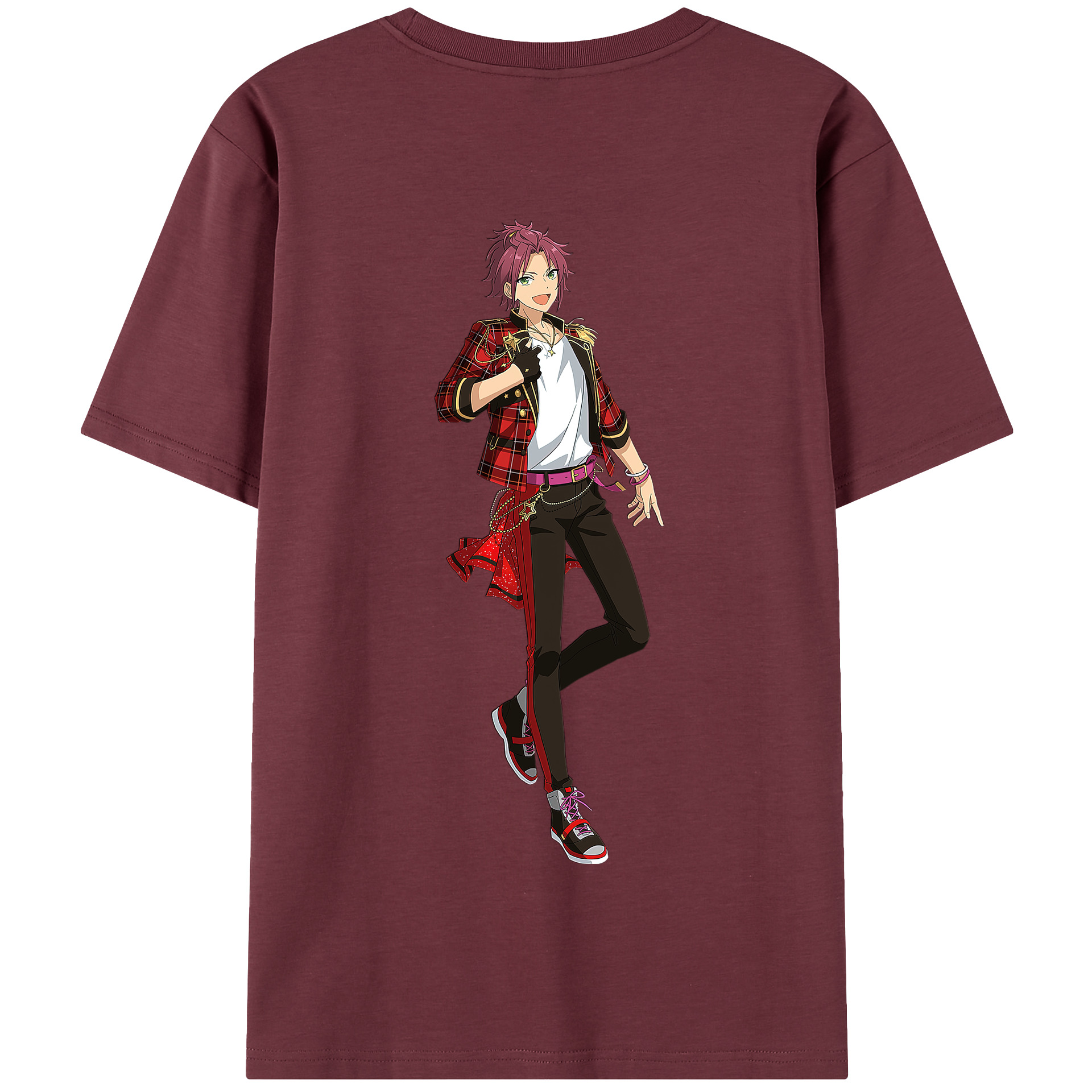 （画像用） あんさんぶるスターズ! Ensemble Stars 綿100％半袖Tシャツ（背面プリント）